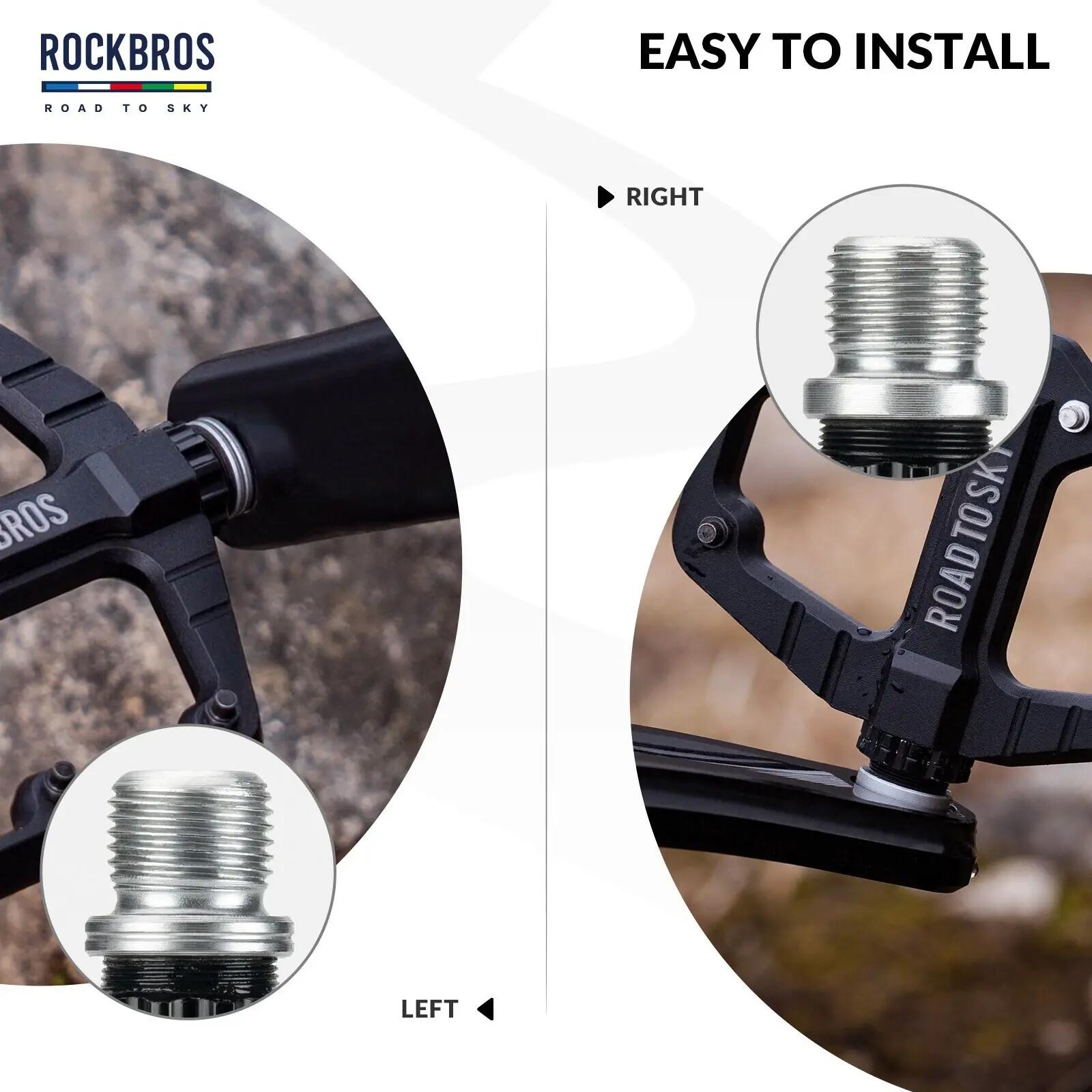 ROCKBROS Fahrradpedale MTB Alu Pedale 5/7