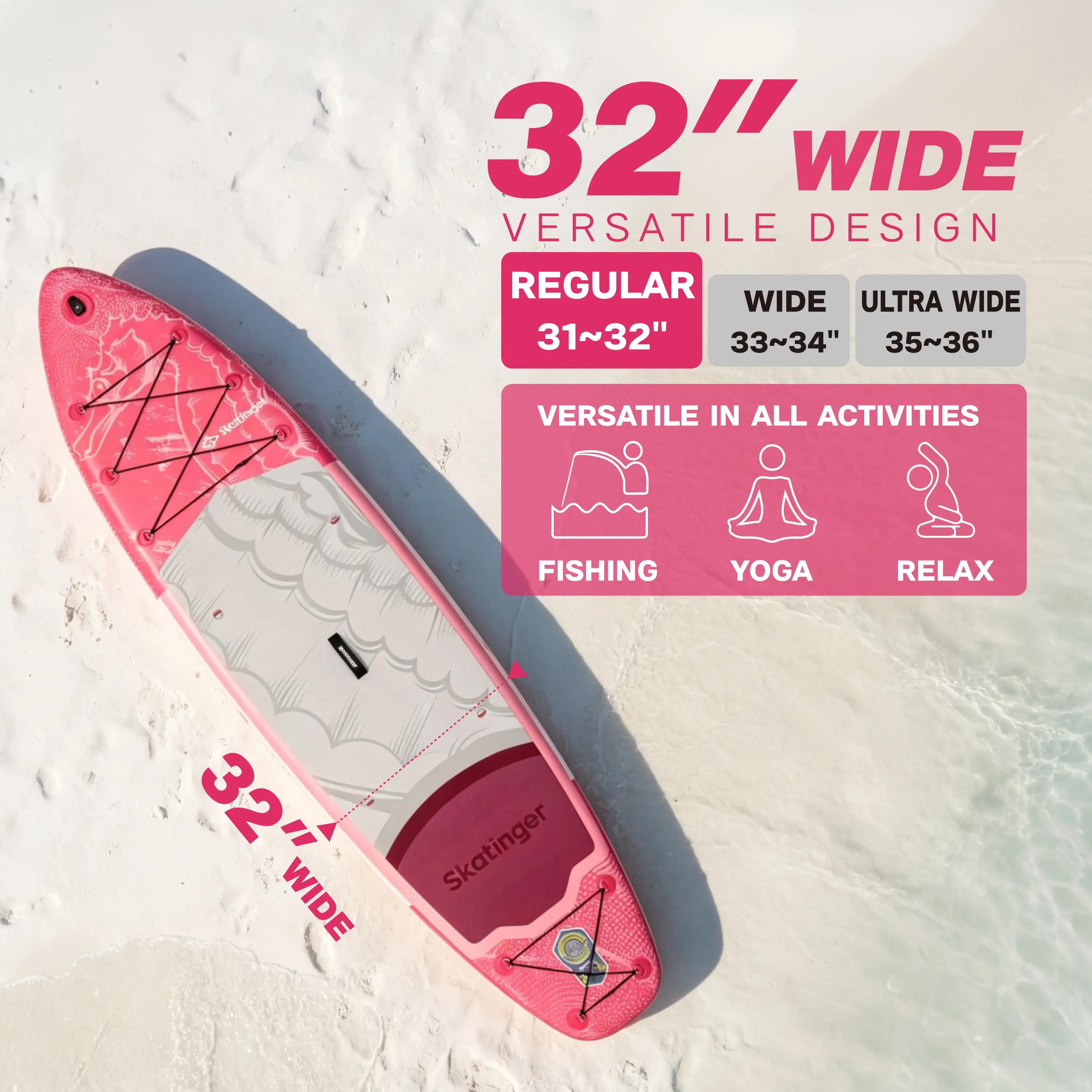 Deska SUP SKATINGER Ocean Sea Horse 320x81x15 cm allround 3/6