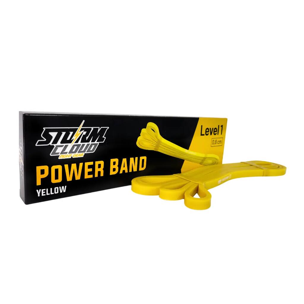 StormCloud Resistance Band Training Power Band Yellow Lvl 1