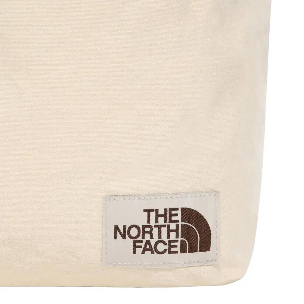 Bolsa Blanca Tote The North Face con Logo Marrón Weimaraner Brown Large Logo Pr 4/5