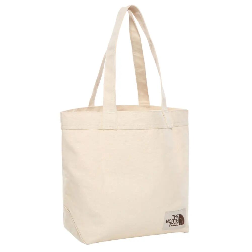 Bolsa Blanca Tote The North Face con Logo Marrón Weimaraner Brown Large Logo Pr 3/5