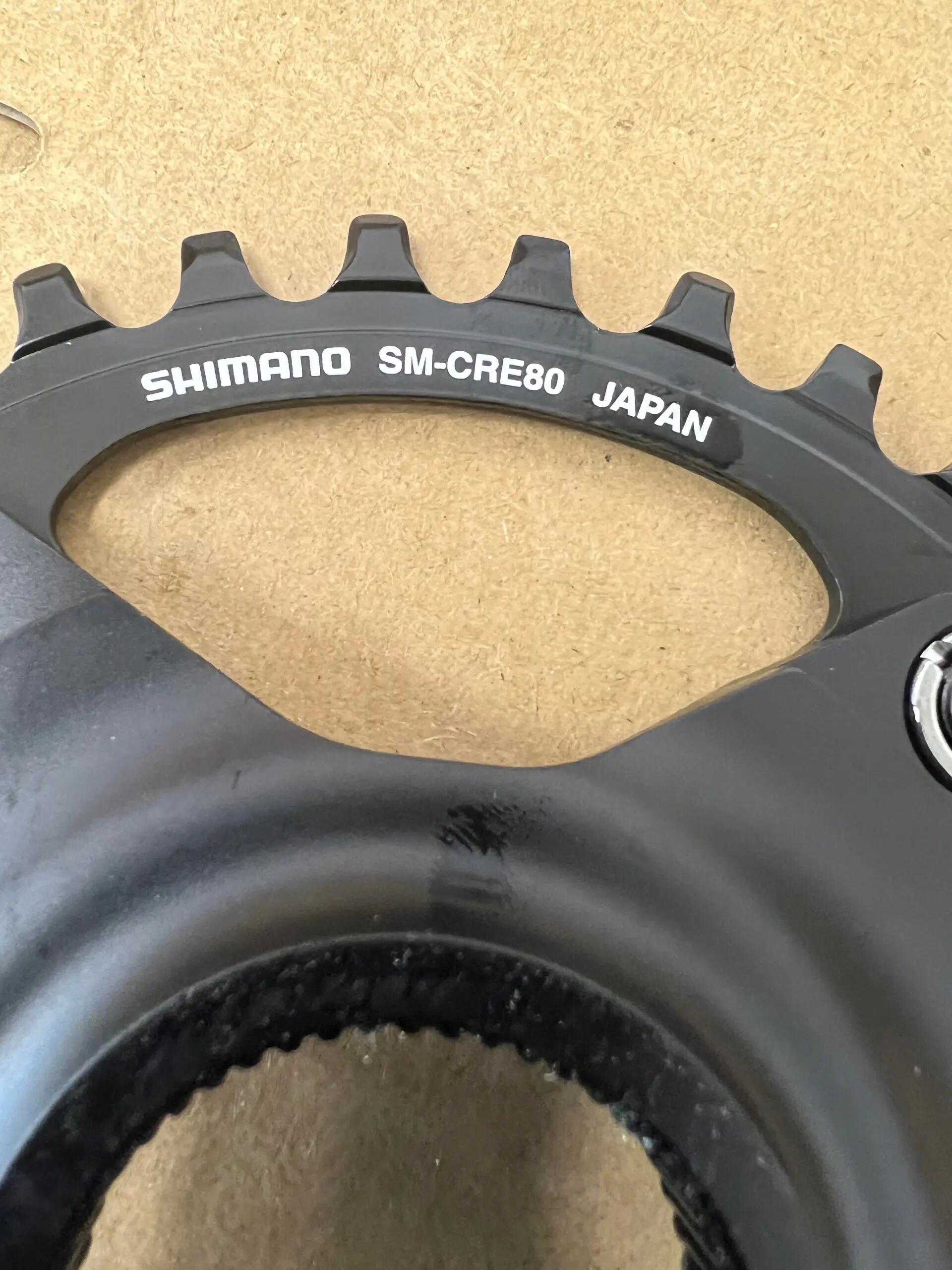 Tarcza korby zębatka Shimano Steps SM-CRE80 34T 3/5