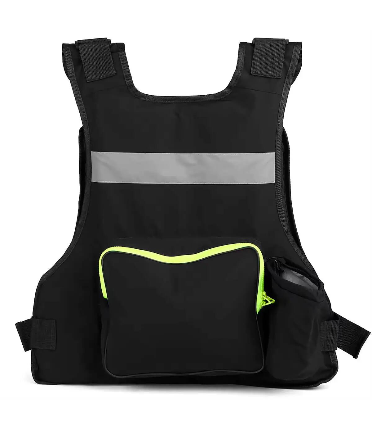 Colete Salva-Vidas Pesca J28 70N Preto - Colete Flutuador M-L 75-100 kg 2/6