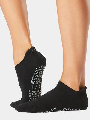 Tavi savvy yoga no-show grip socks - zwart - 39/43