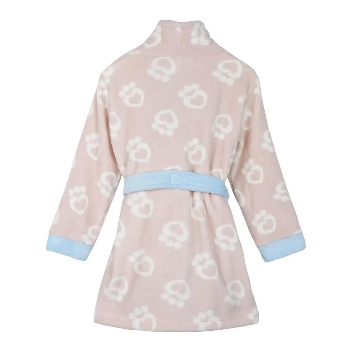 Albornoz Infantil Gabby’s Dollhouse Coral Fleece para Baño e Ducha Rosa 2/5