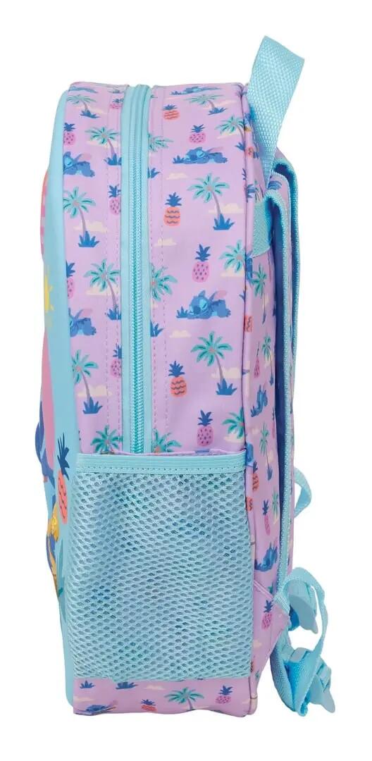 Mochila 3D Infantil Stitch con Portabotellas y Asas Acolchadas Azul 5/5