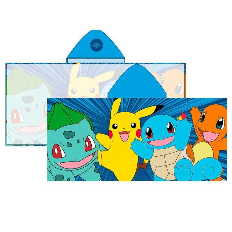 Poncho Toalla de Microfibra Bambini Pokémon para Playa e Baño con Capucha 3/3
