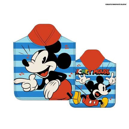 Poncho serviette en microfibre enfant Cars à capuche 50x115 cm