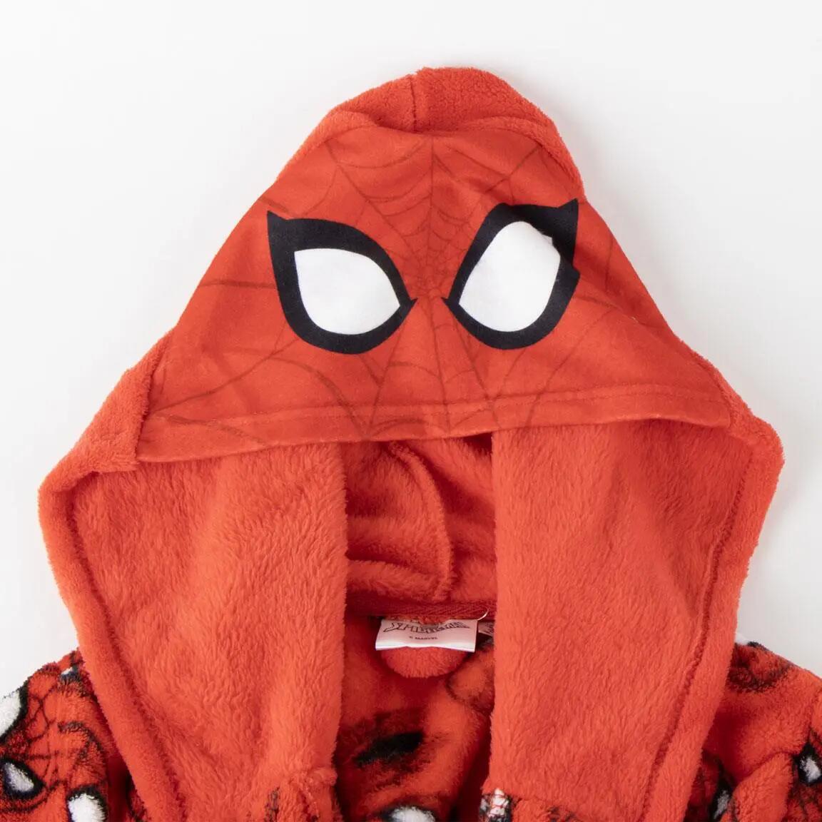Peignoir en polaire corail Spiderman pour enfants avec appliqués 3/5