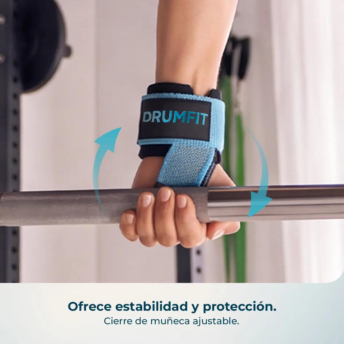 Cecotec Straps - Correas de Levantamiento de Pesas - Drumfit Lifting Straps. Alg 4/6