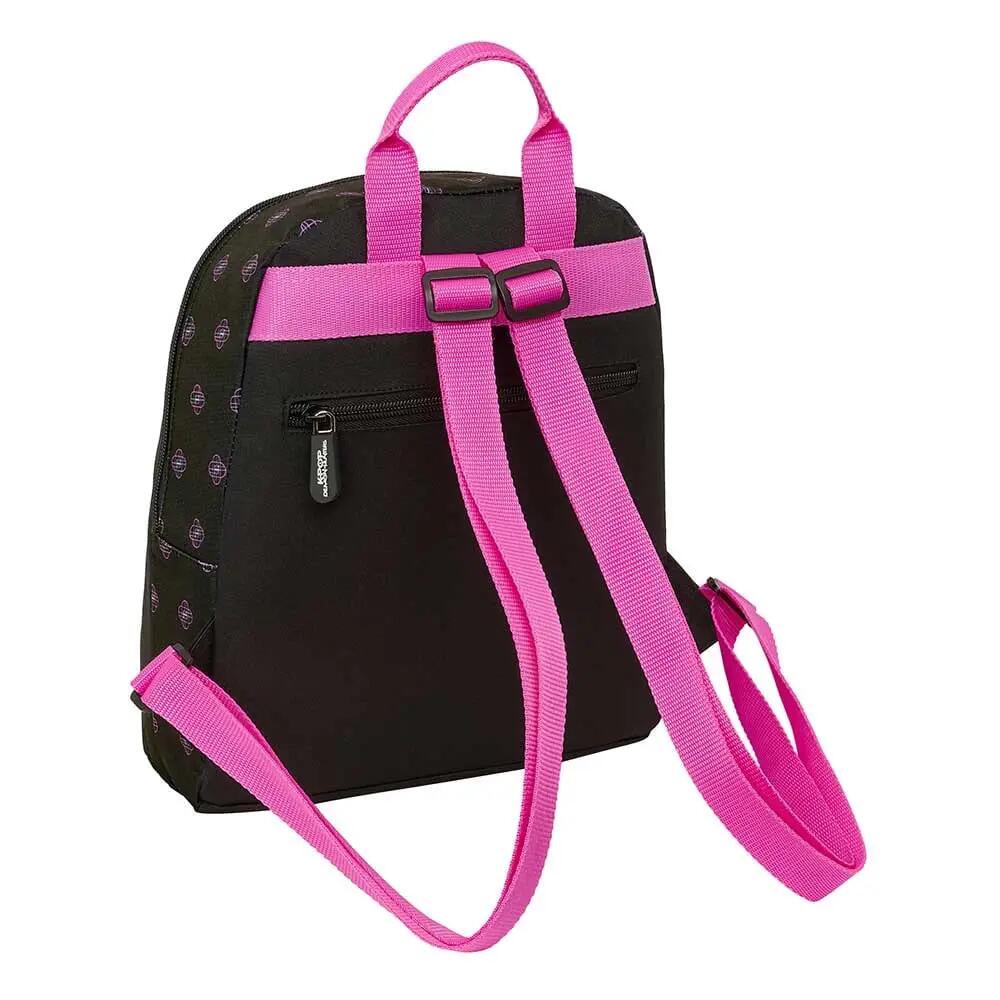 Mochila infantil mini K-Pop Demon Hunters com bolso frontal - Preta 4/6