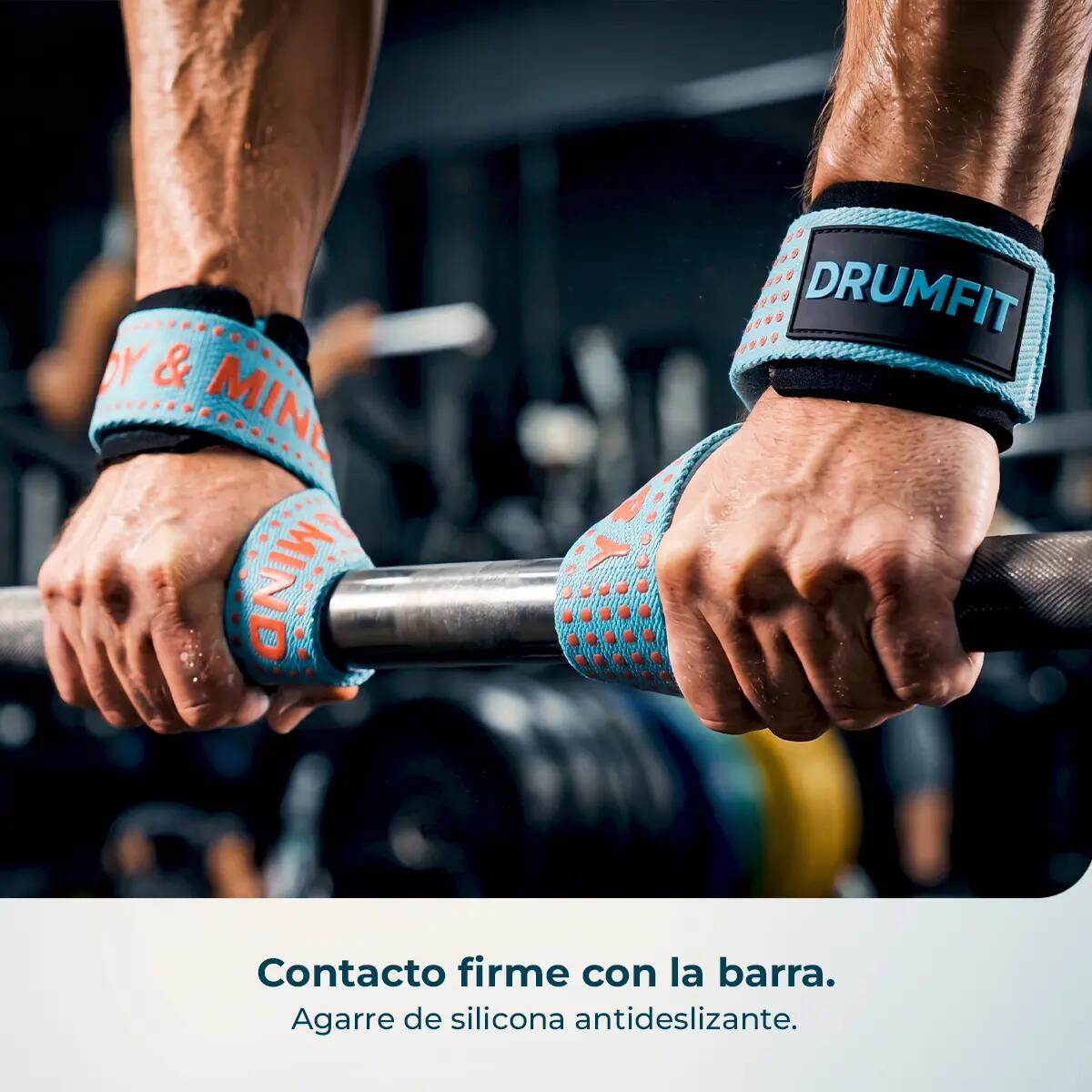 Cecotec Straps - Correas de Levantamiento de Pesas - Drumfit Lifting Straps. Alg 3/6
