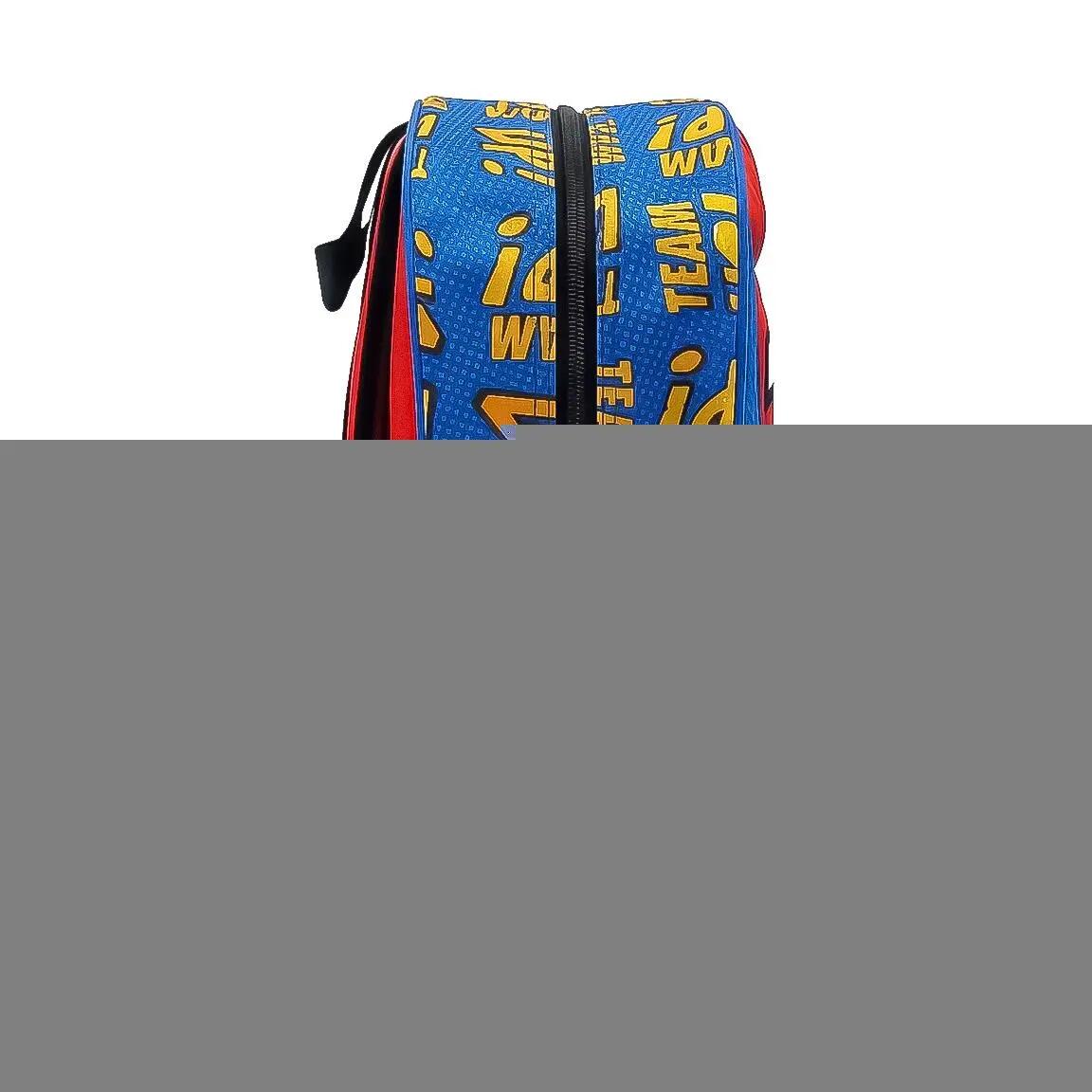 Mochila escolar infantil 3D dos Vingadores em poliéster com alças ajustáveis 5/7