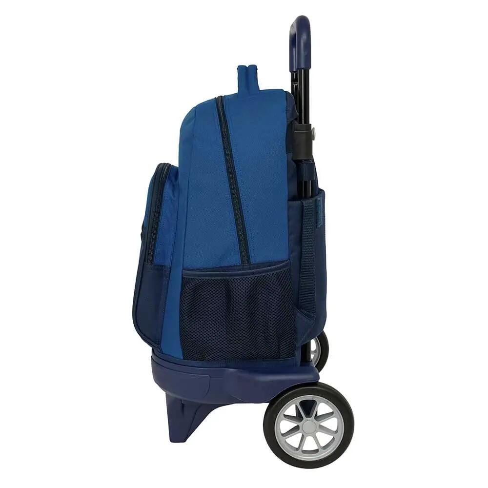 Mochila escolar infantil em formato de polvo com rodinhas removíveis e bolso 5/5