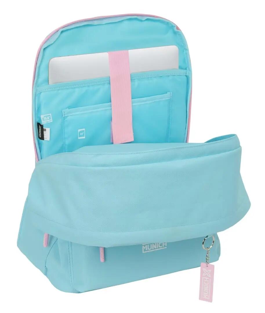 Zaino Munich Sky per adulti, compatibile con laptop da 15,6", con porta USB e 7/7