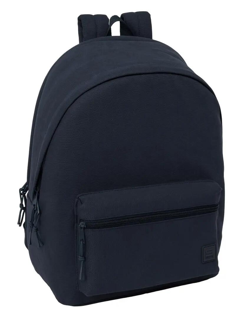 Mochila básica para laptop Safta para adultos com USB e bolso frontal, azul 2/7