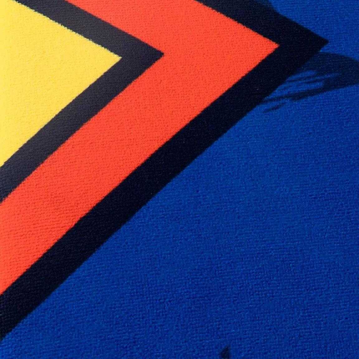 Toalla de microfibra de playa Adultos Superman Azul con Logo 90x180 cm 5/7