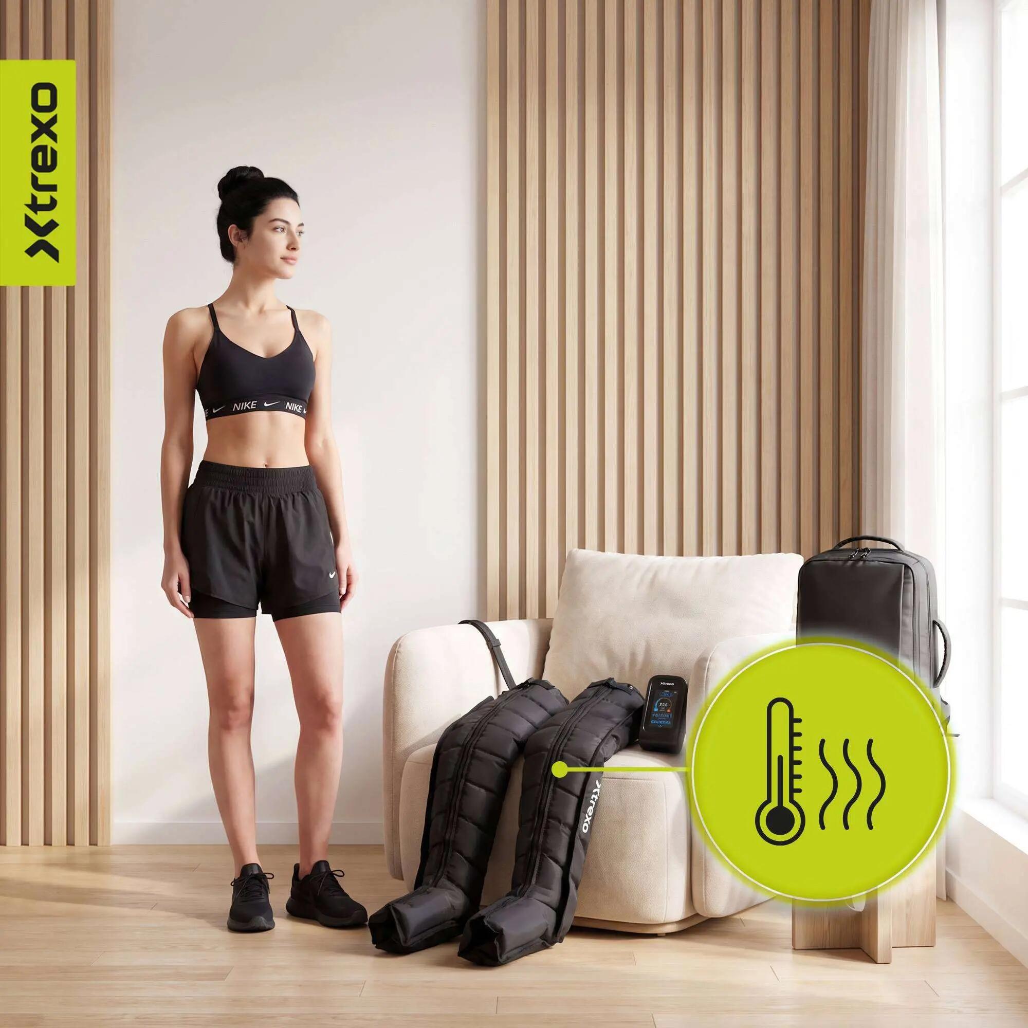 XTREXO massager compressiebroek AIRPRESSO 8 6/9