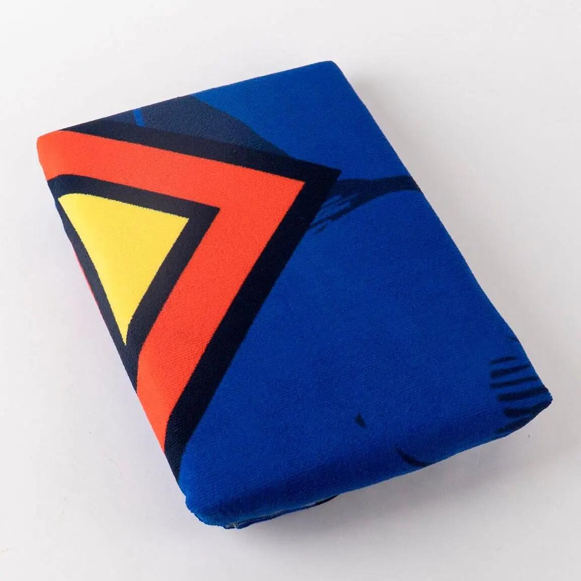 Toalla de microfibra de playa Adultos Superman Azul con Logo 90x180 cm 4/7