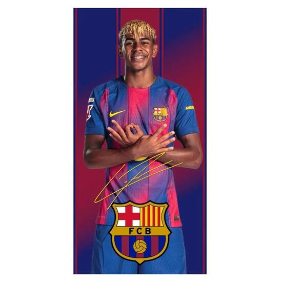 FC Barcelona przyszły mistrz ręcznik Lamine Yamal