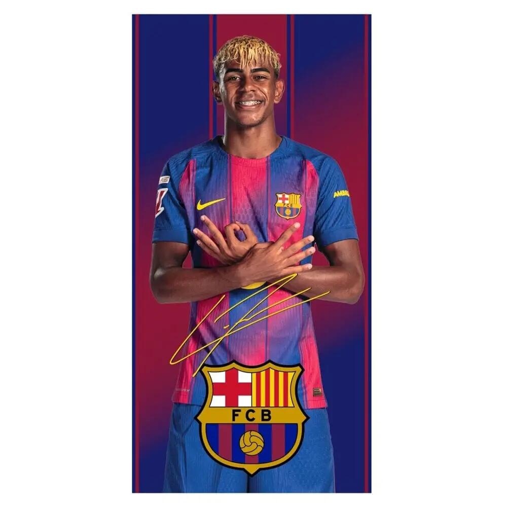 Toalla de Playa Microfibra Kinder Lamine Yamal F. C. Barcelona 70x140 3/3