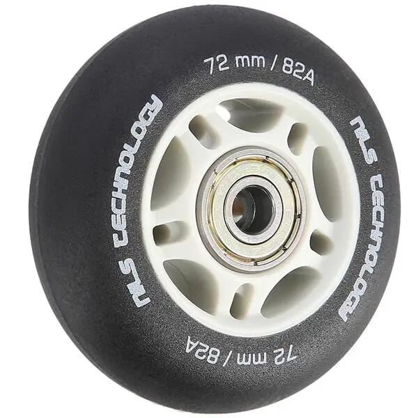 Matná kolečka NILS Extreme PU 72x24 82A s ložisky ABEC 9, 4 ks 2/6