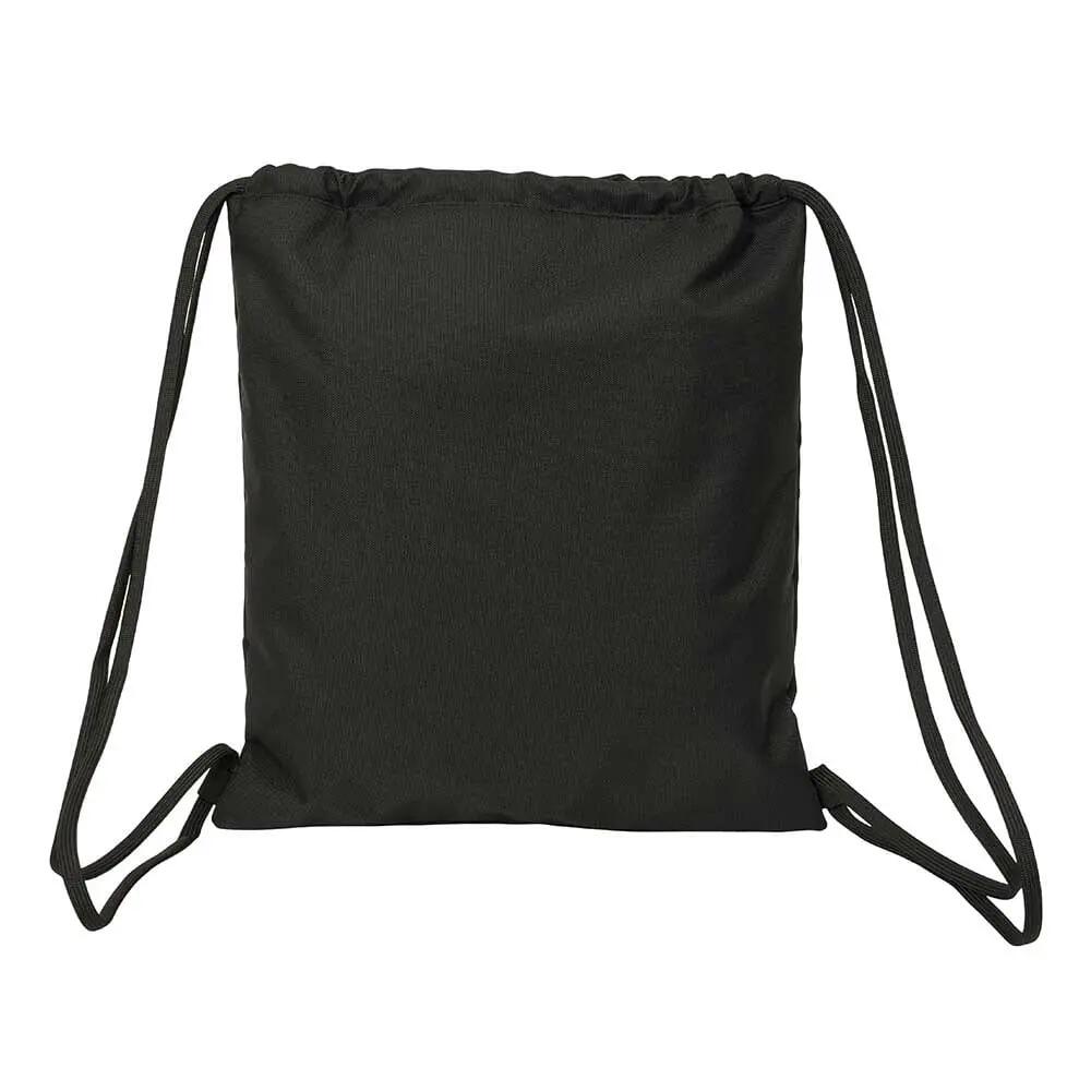 Sac plat enfant FC Séville avec poche intérieure et cordons de serrage - Noir 4/7