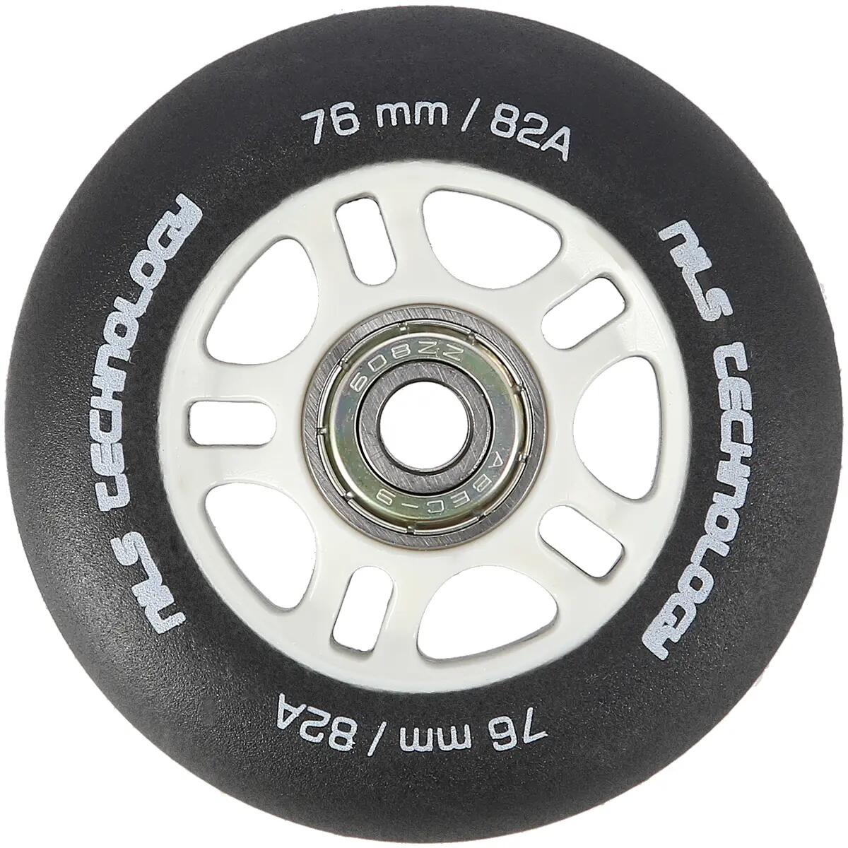 Matná kolečka NILS Extreme PU 76x24 82A s ložisky ABEC 9, 4 ks 2/6