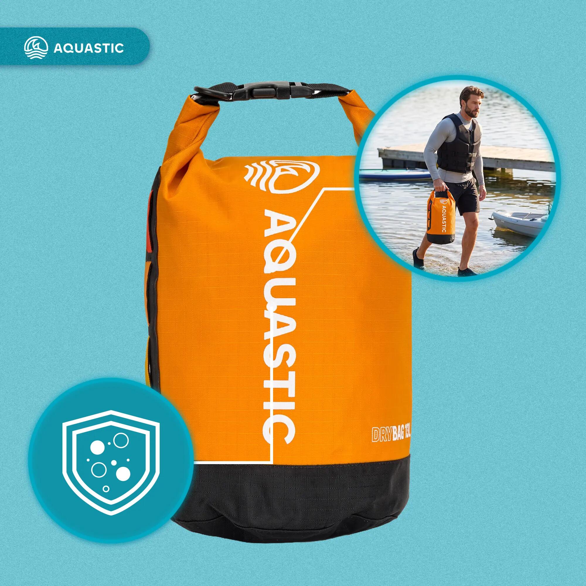 Saco impermeável AQUASTIC Dry Bag 13 l Nylon/TPU 7/7