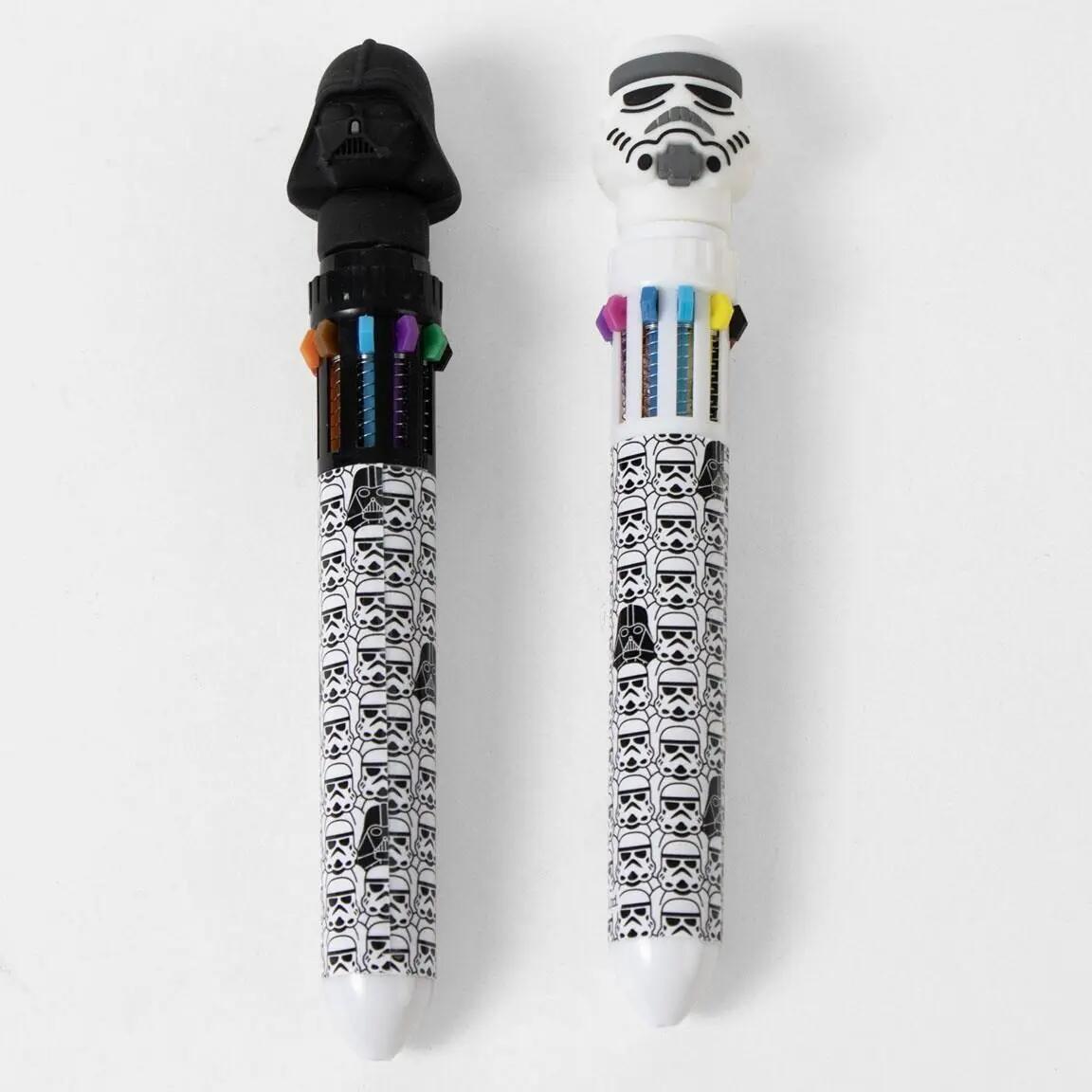 Bolígrafo 10 Colores Infantil Star Wars Multicolor Negro y Blanco 4/7