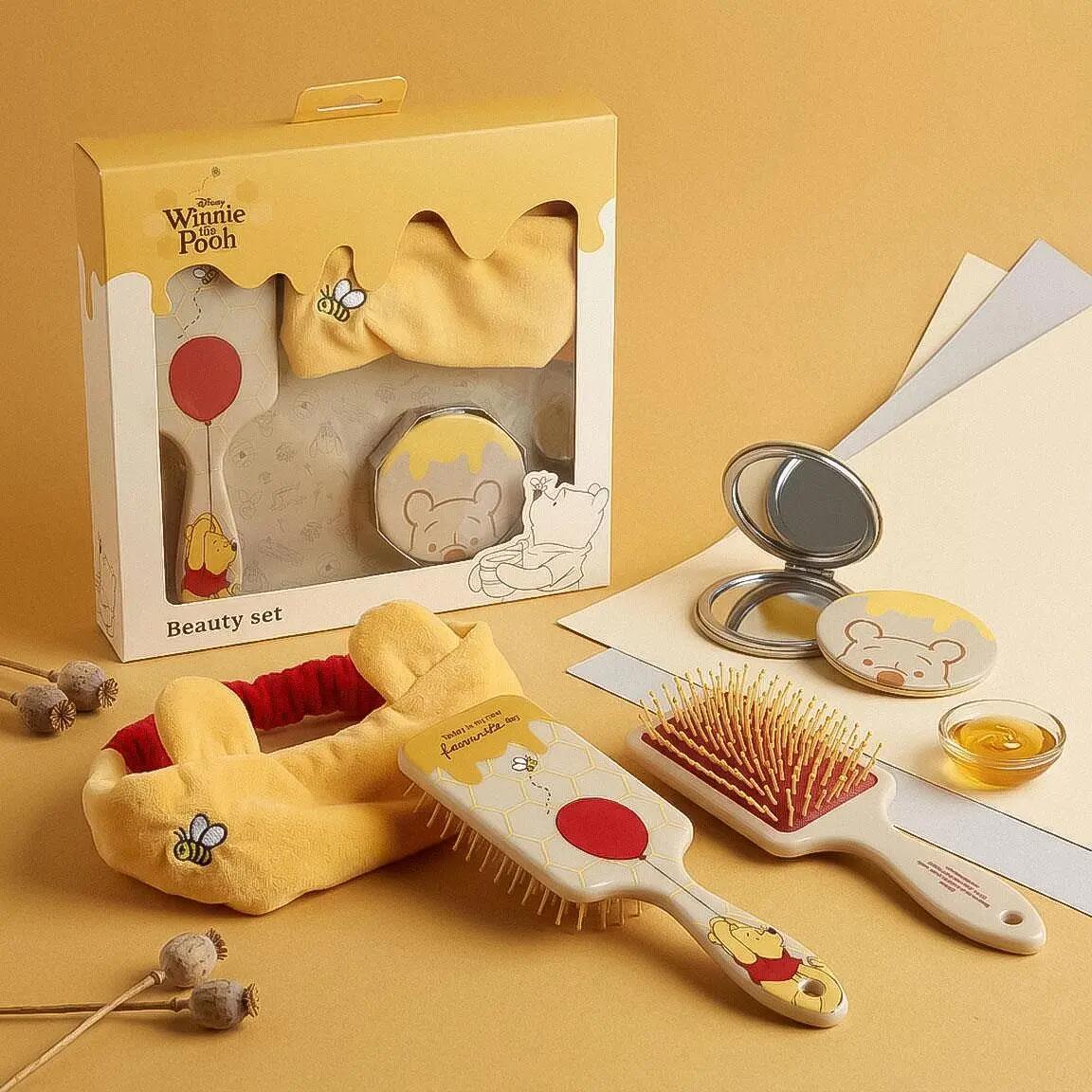 Winnie Puuh Kinderhaarpflegeset: Haarband und Bürste (Gelb) 7/7