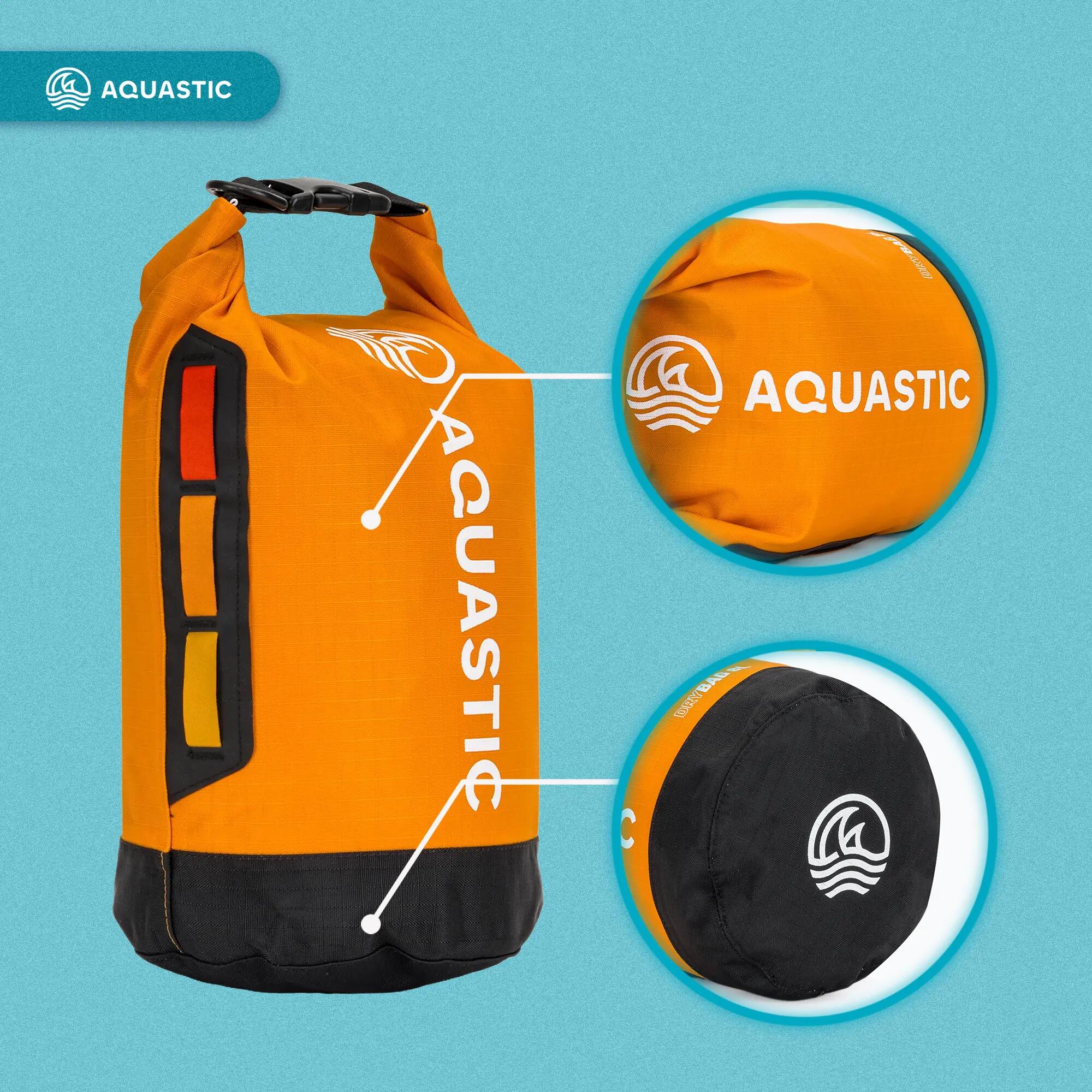 Saco impermeável AQUASTIC Dry Bag 13 l Nylon/TPU 6/7