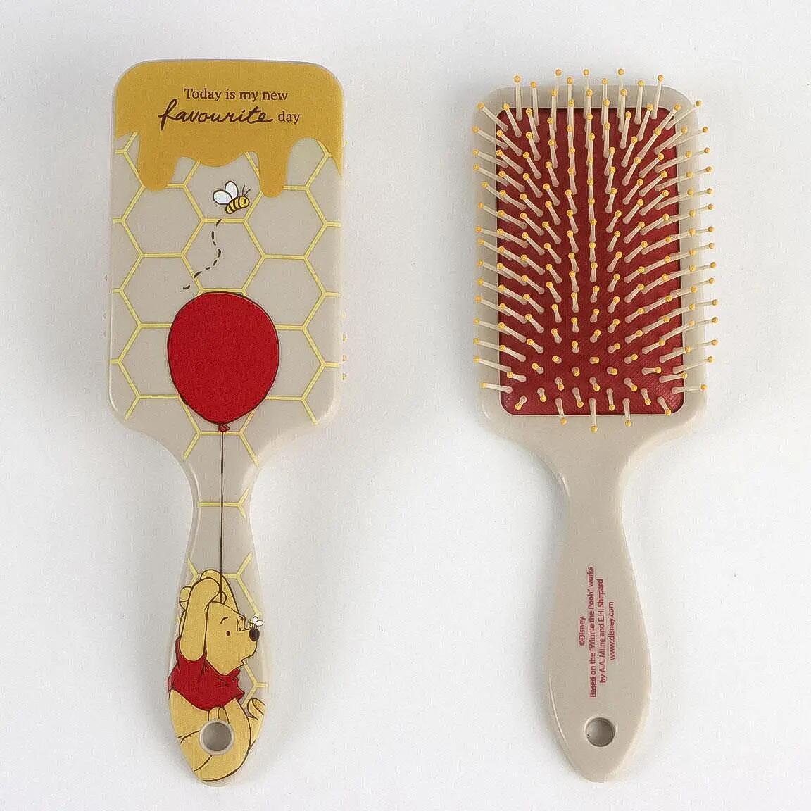 Winnie Puuh Kinderhaarpflegeset: Haarband und Bürste (Gelb) 4/7