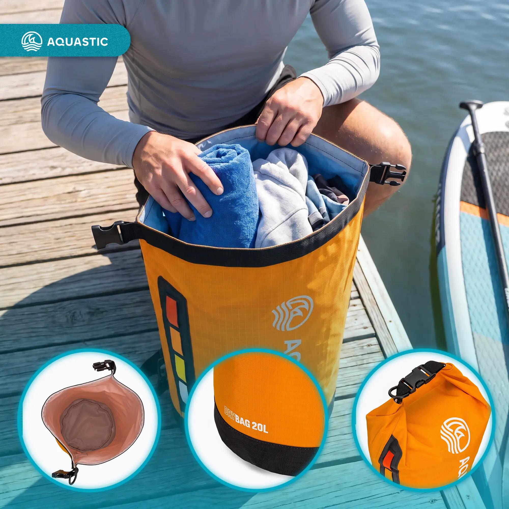 Bolsa impermeable AQUASTIC Dry Bag 20 l Nylon/TPU 4/7