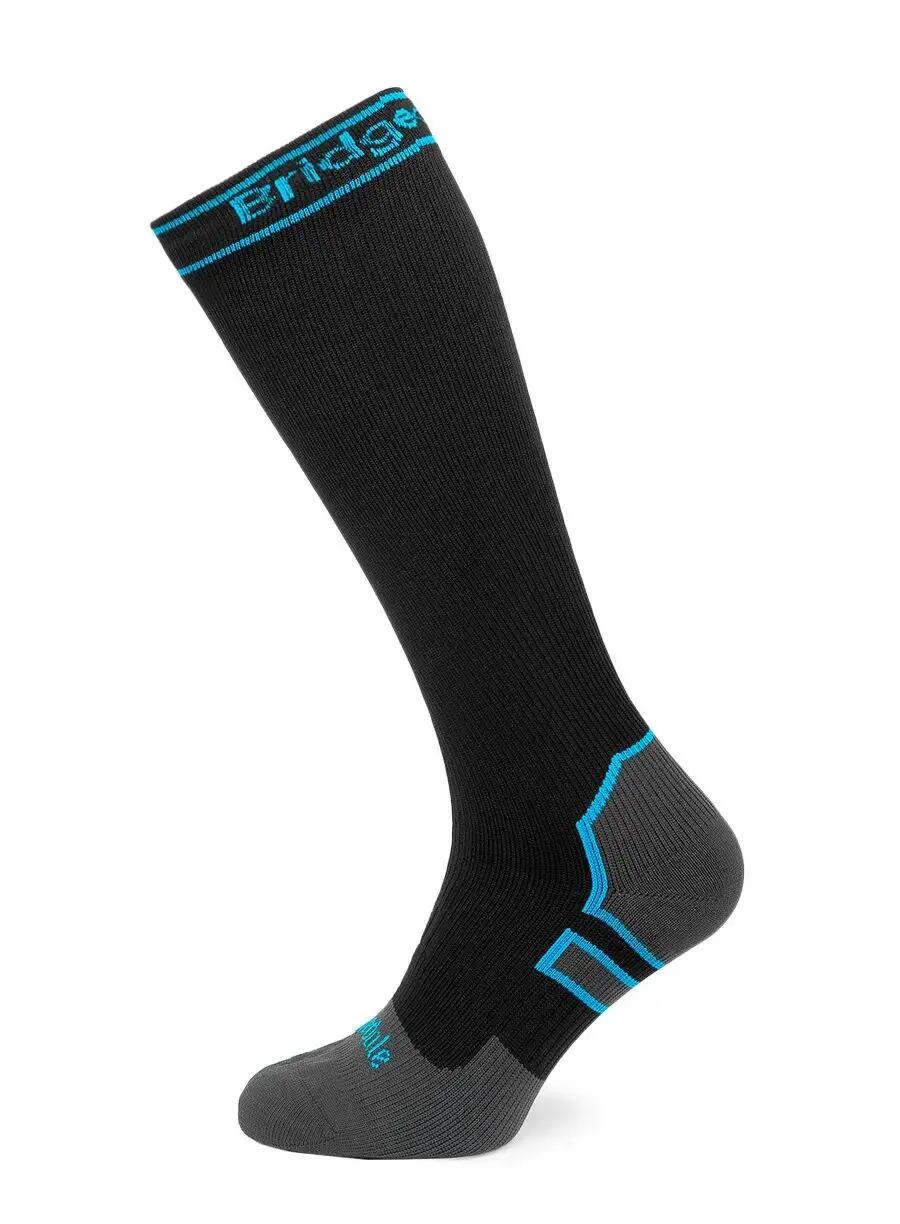 Skarpety Bridgedale StormSock Mid Knee - black/blue 4/7