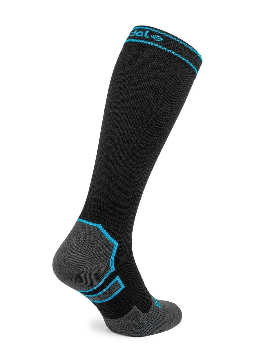 Skarpety Bridgedale StormSock Mid Knee - black/blue 3/7