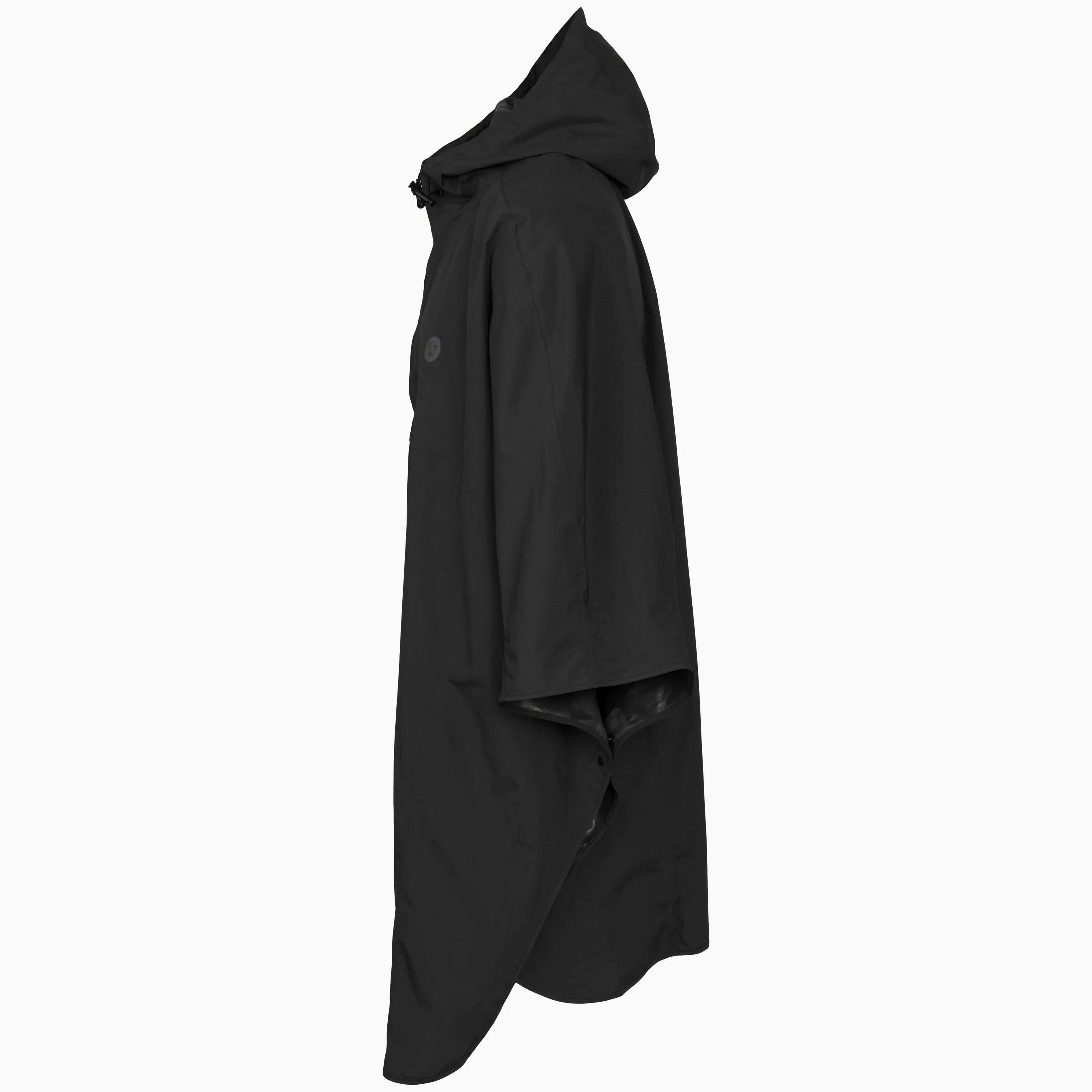 Regenponcho Essential wasserdicht atmungsaktiv schwarz 6/7