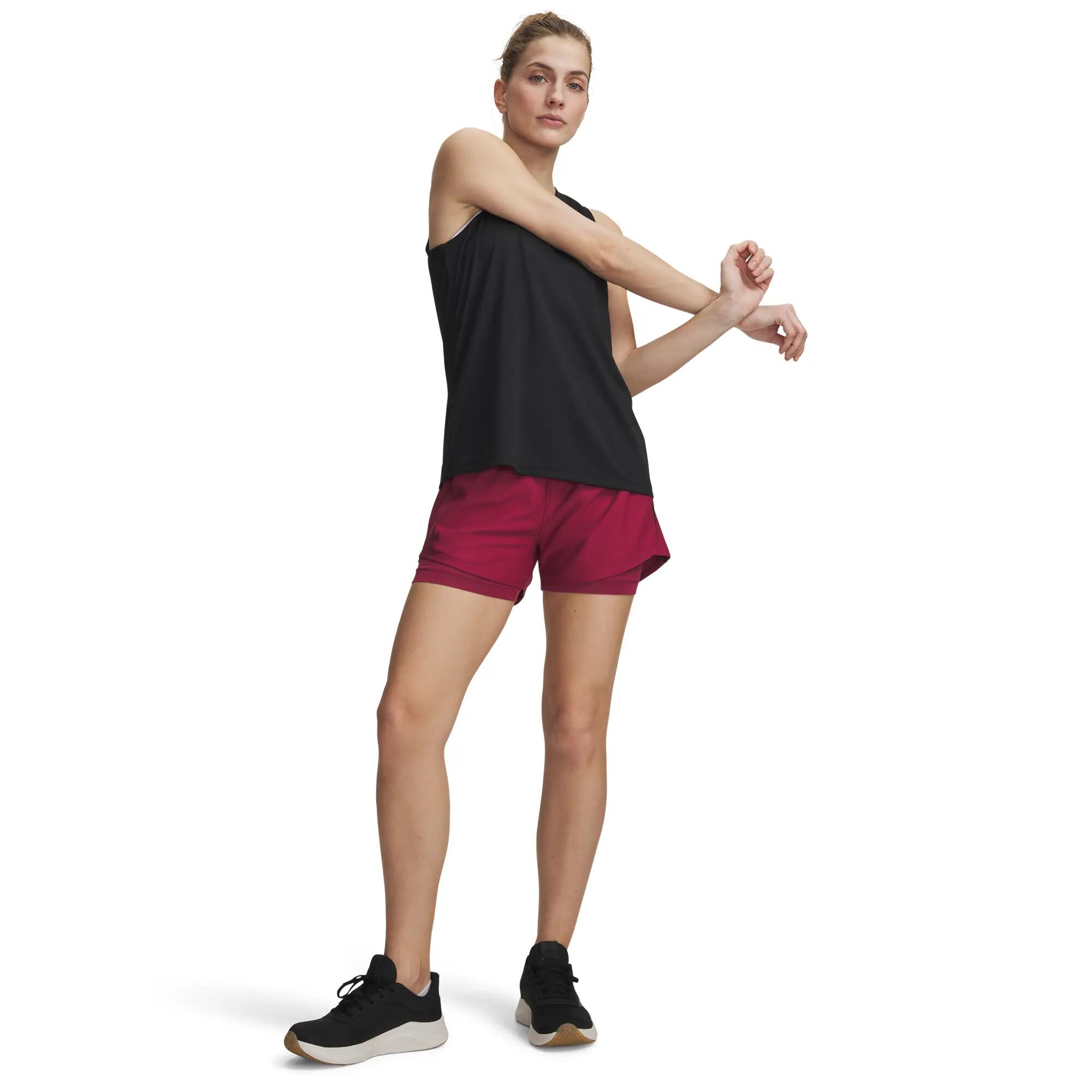 Under Armour Damen Short Tech Play Up 2in1 Shorts 1389895 3/4