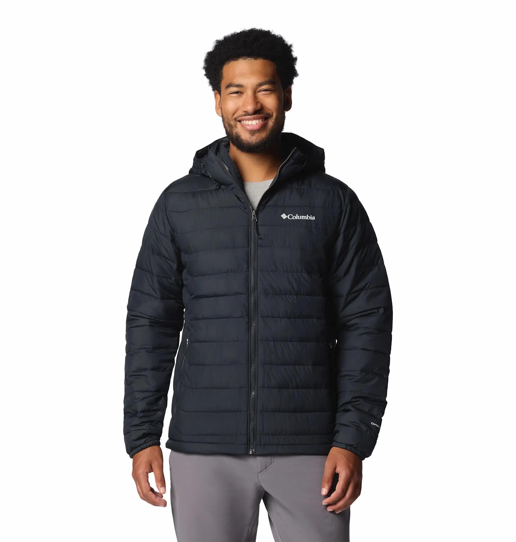 COLUMBIA Powder Lite™ II Hooded Jacket - Black 3/8