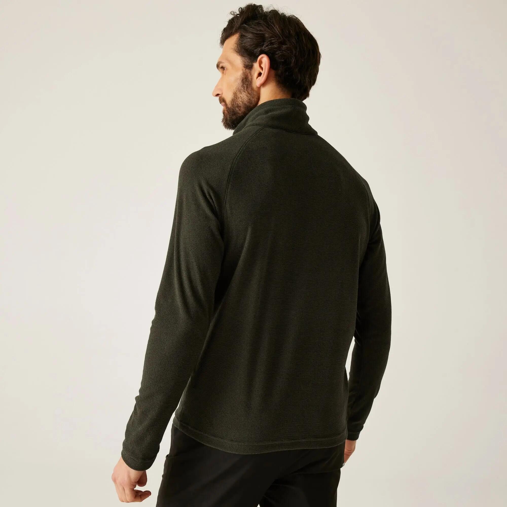 Montes Mens Lightweight Half Zip Hiking Fleece 8/8