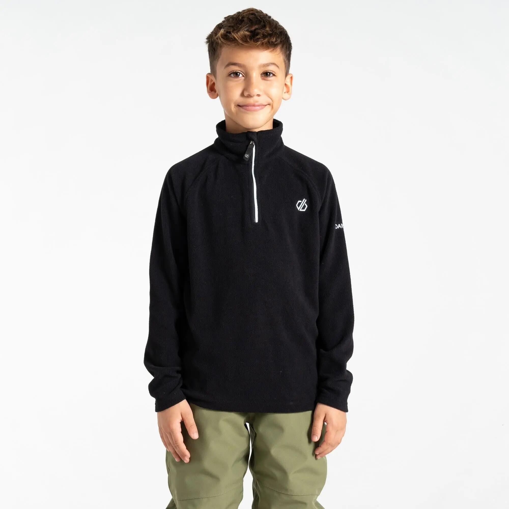 Polaire à demi-fermeture éclair Regatta Kids - Noir, Garçons 3-4 ans 5/7
