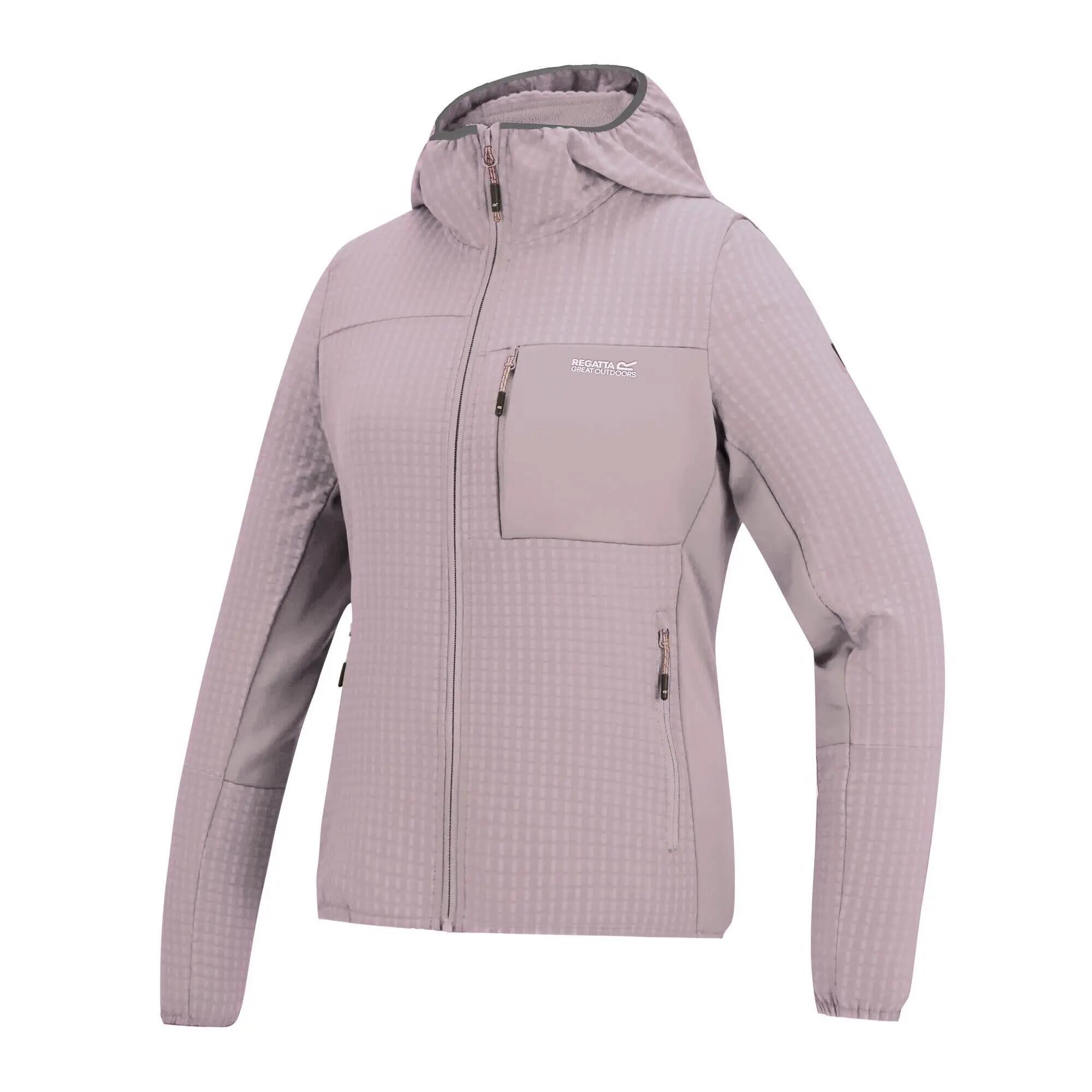 Damen Kemilia Fleecejacke mit durchgehendem Reißverschluss und Kapuze 8/8