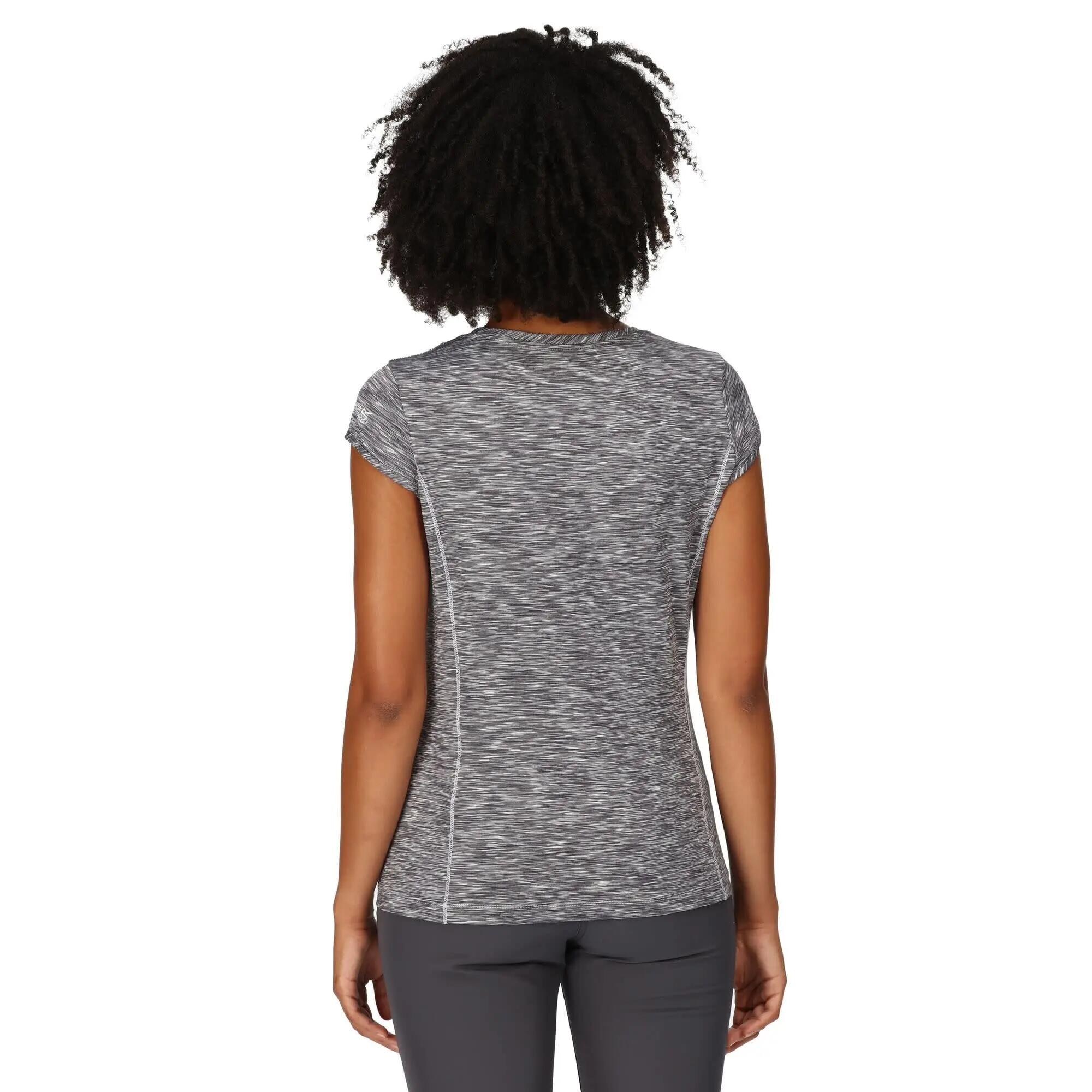 T-shirt - corrida - mulher - secagem rápida - hyperdimension ii - seal grey 8/8