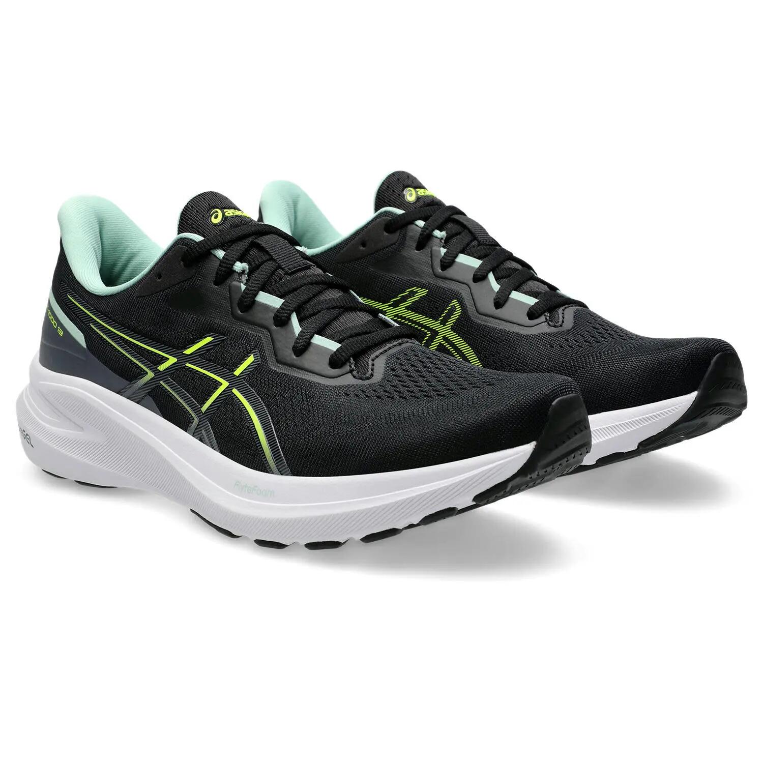 Chaussures De Running Homme - ASICS Gt-1000 13 - Black/SafetyYellow 8/8