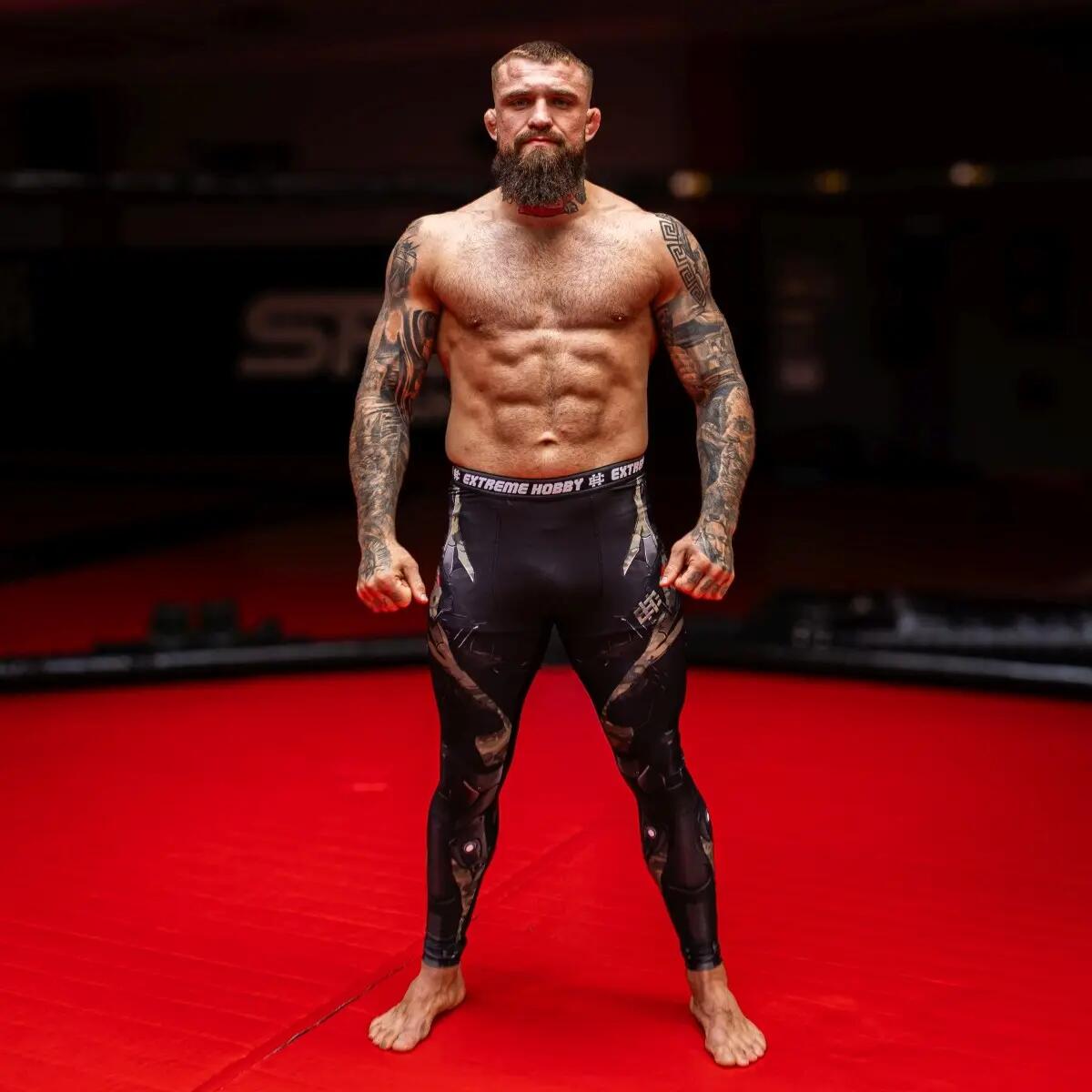 Leggings desportivos para homem EXTREME HOBBY IRON FORCE 2/8