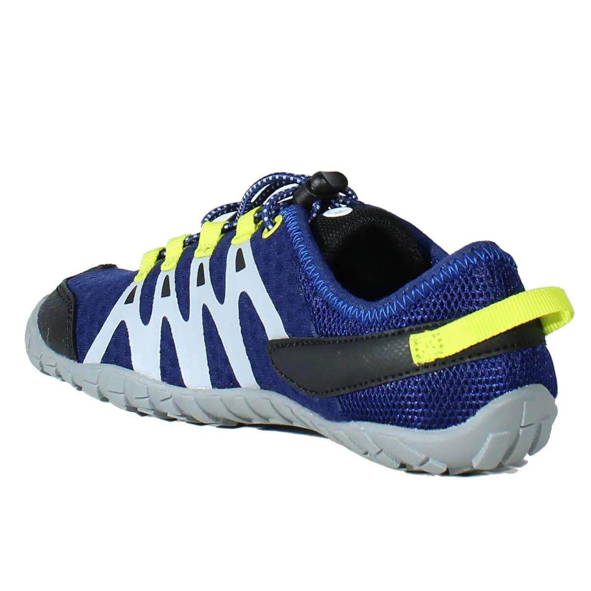 Chaussures outdoor - enfant - barefoot - abyss jr - marino/lima 4/8