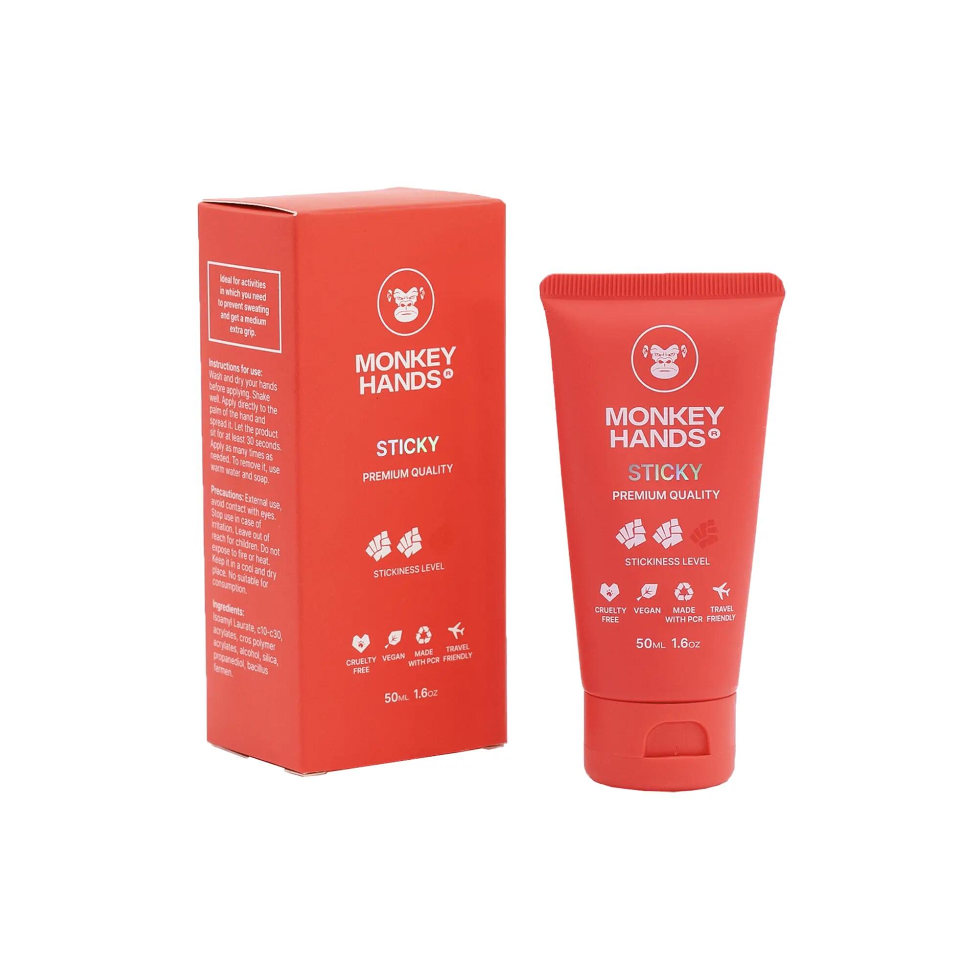 gel grip - multistile - unisex - presa forte sticky - rosso 3/8