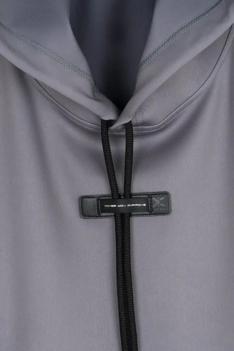 NOX STREET Grigio acciaio Felpa da padel 6/7