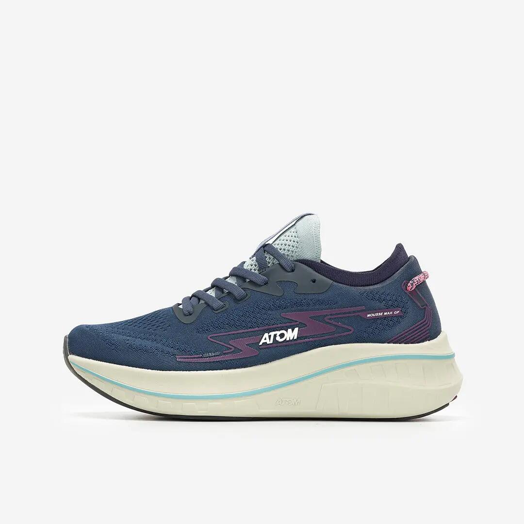 Scarpa da Corsa Running Donna Mesh ATOM AT178 GP MAX MOUSSE FOAM NAVY 4/7
