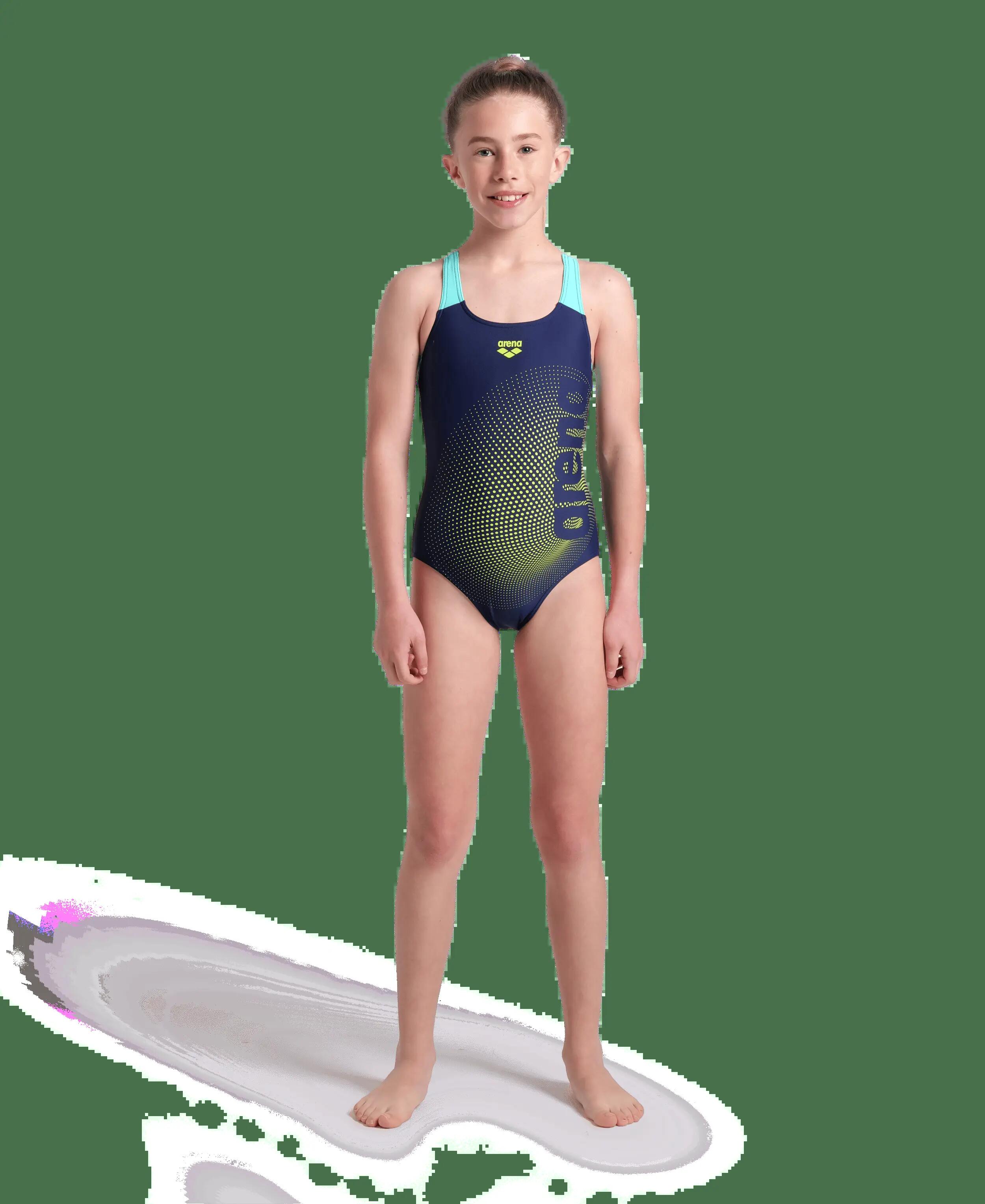 Strój kąpielowy dziewczęcy jednoczęściowy treningowy na basen Arena Swim Pro 5/7
